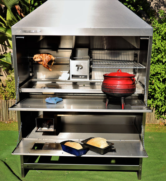 TP 1200 Free Standing Rocket Braai 430 Stainless Steel | TP20562-430