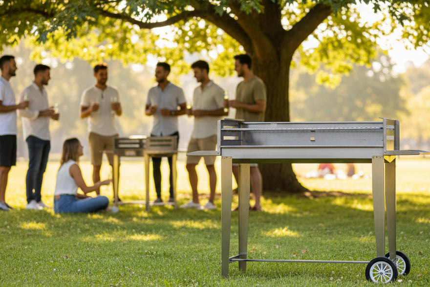 TP 900 Mobile Braai Stainless Steel | TP5743