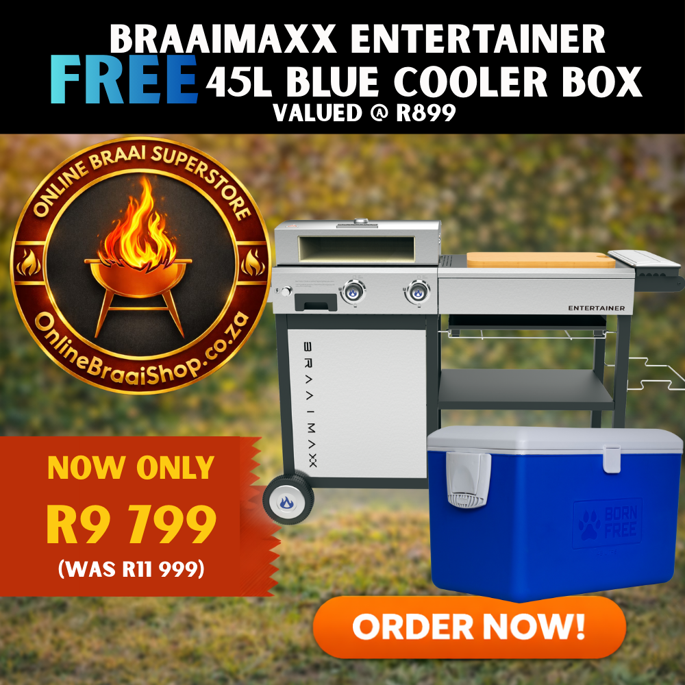 BraaiMaxx Entertainer Pizza and Plancha Braai | by CADAC | 1196-21
