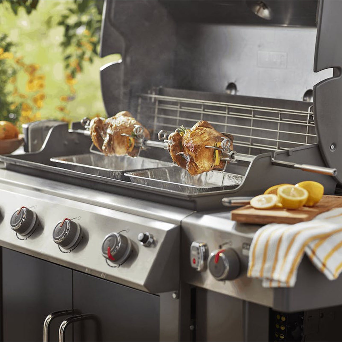 Weber Stainless Steel Rotisserie 4b/6b Gas | 7655