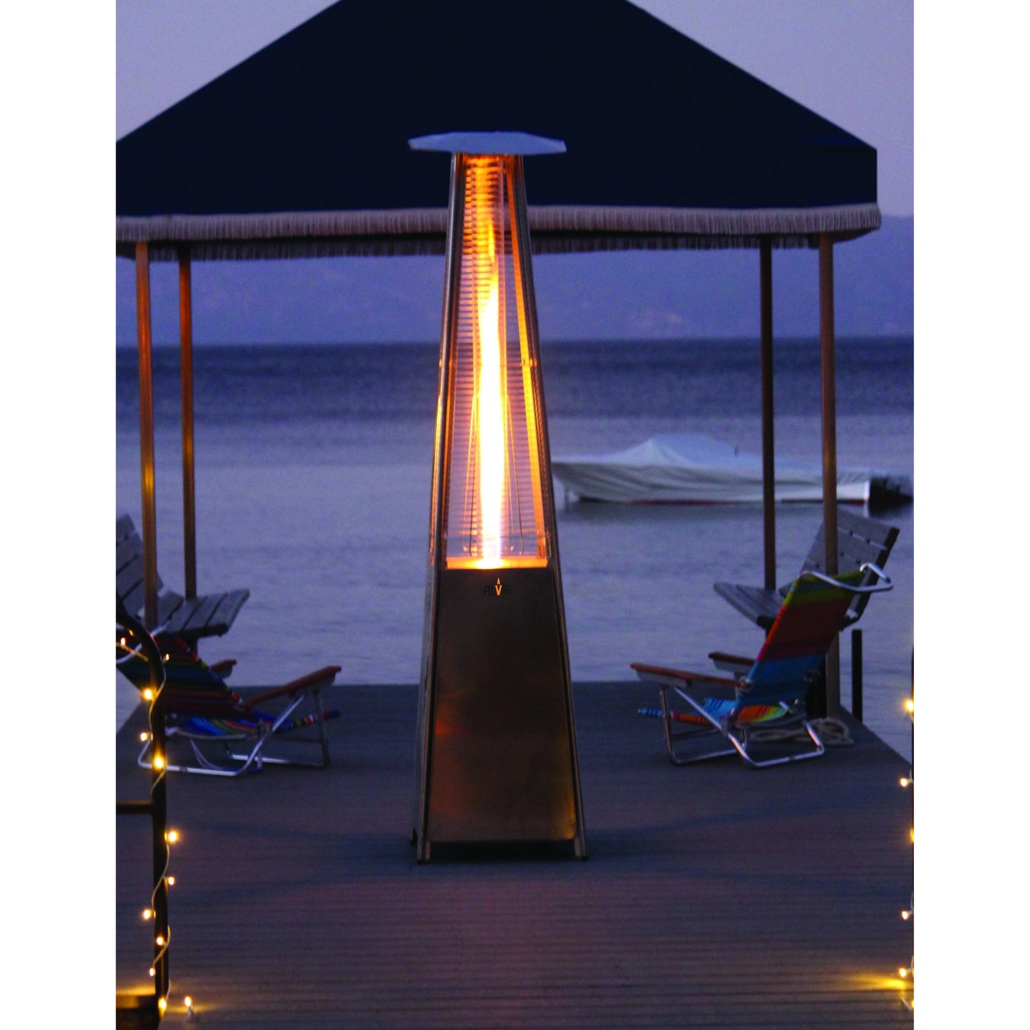 Alva Designer Quartz Glass Patio Heater | GHP20