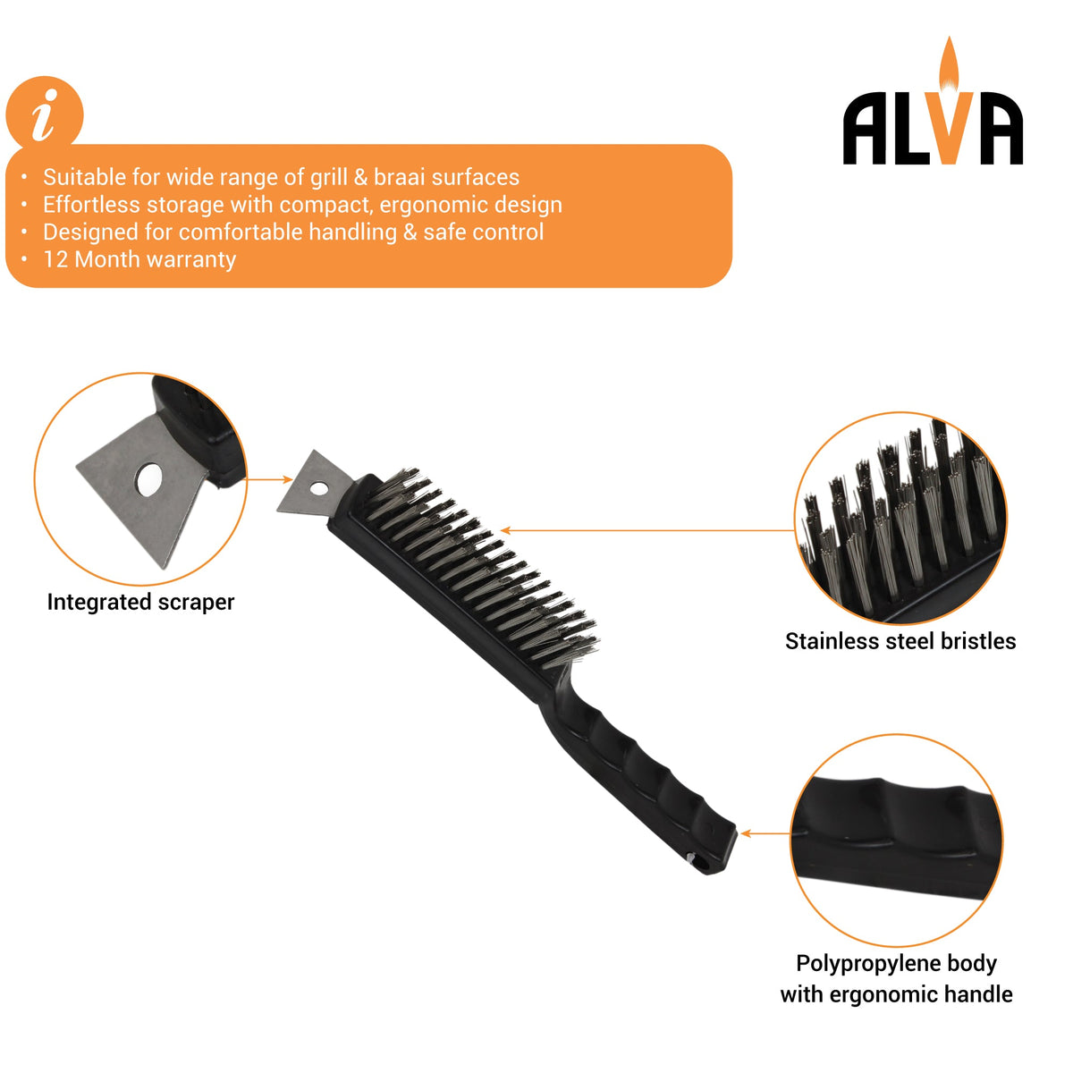 Alva grill brush
