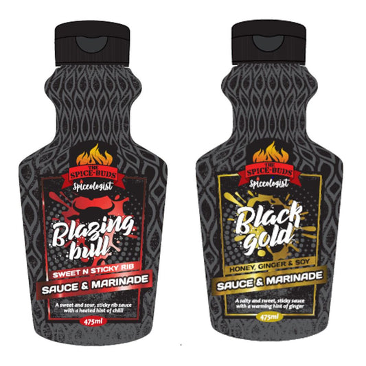 Black Gold & Blazing Bull Sauce Combo