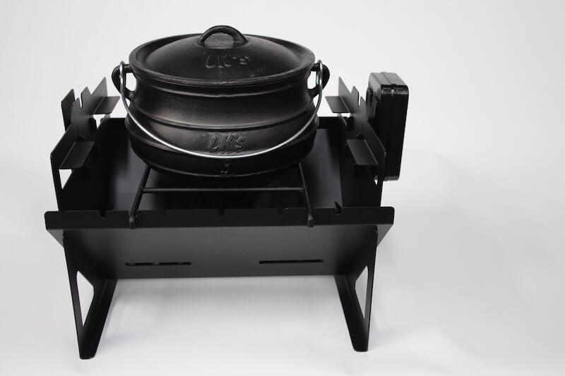 Jetmaster Camp Braai(Mild Steel) Complete with Grill, Kebab Rods, Potjie Frame & Rotisserie