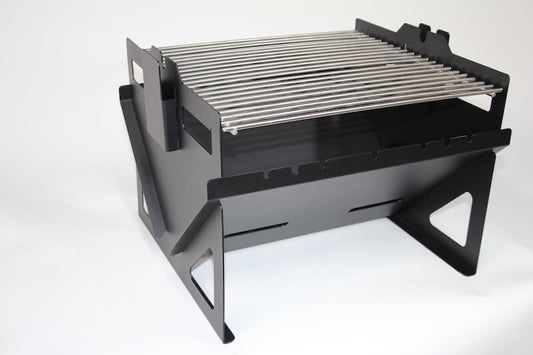 Jetmaster Camp Braai(Stainless Steel) Complete with Grill, Kebab Rods, Potjie Frame & Rotisserie | 40240432