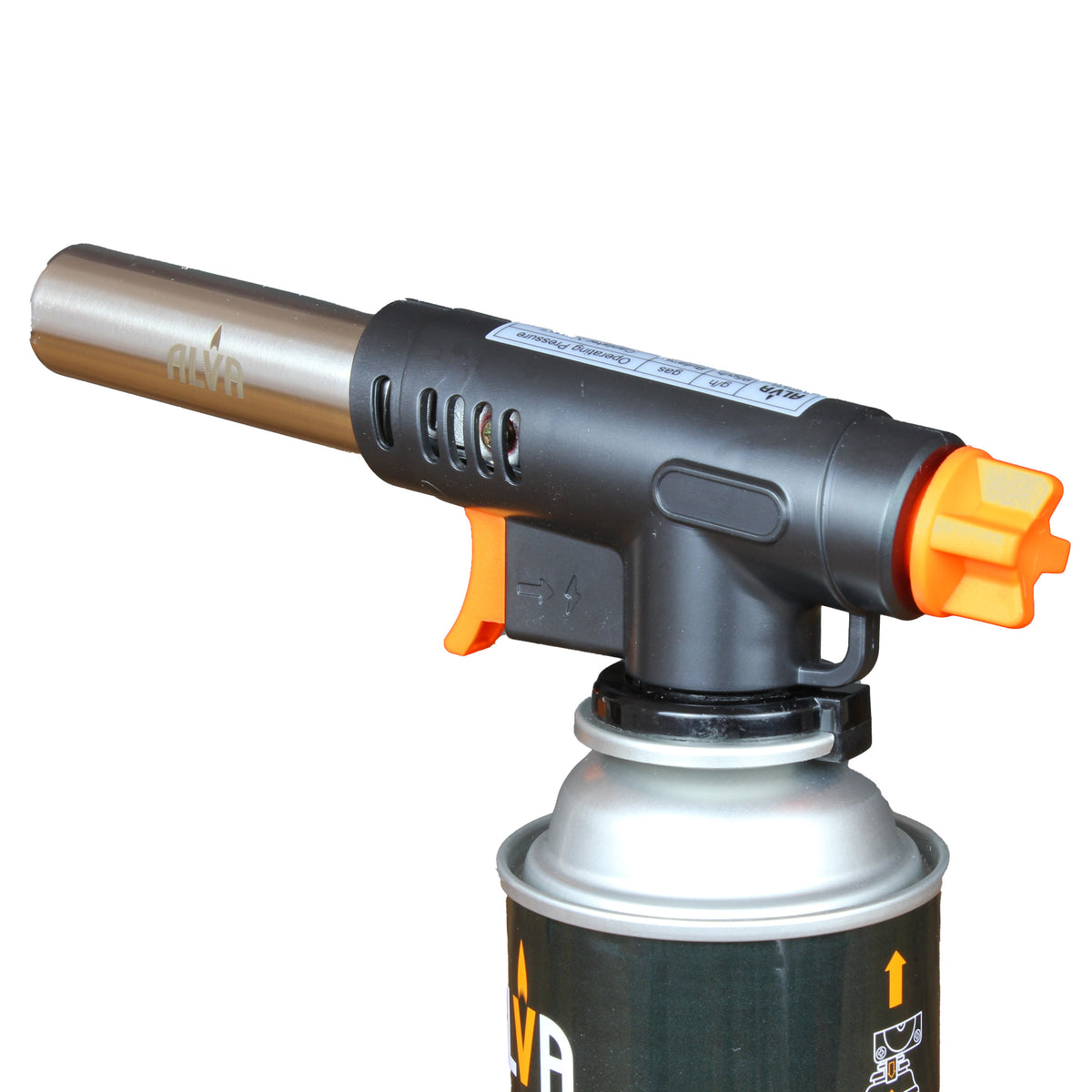 Alva butane canister torch with stand
