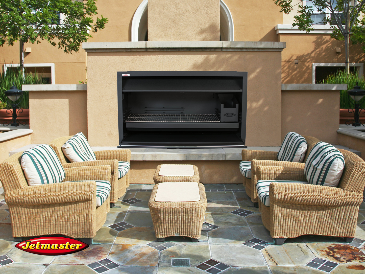 JETMASTER ENTERTAINER 1200- BUILT IN BRAAI