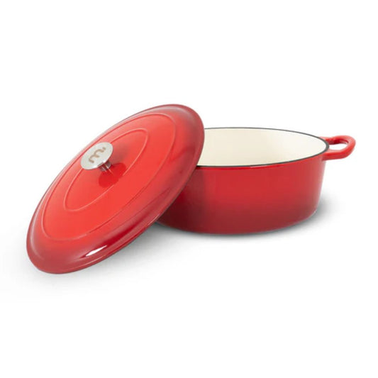 Enamel Serie Oval Braai Pot