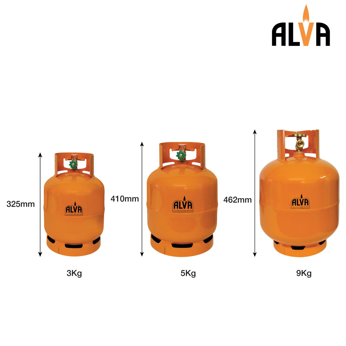 Alva 5kg gas cylinder