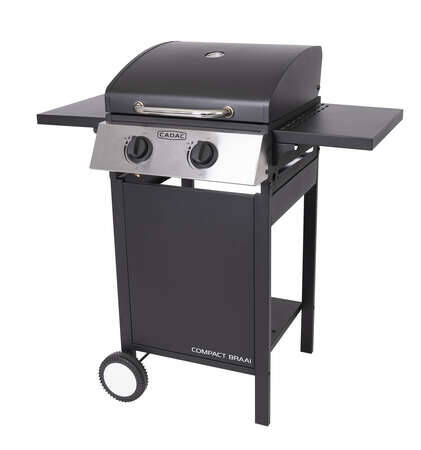 CADAC 2 BURNER COMPACT DOUBLE SIDE TABLES BLACK | 1190-21-04-ZA-S