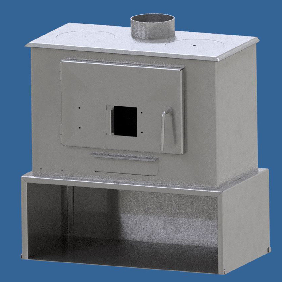 Jetmaster Makoya Stove/Fireplace with Complete Installation Kit (Multifuel).