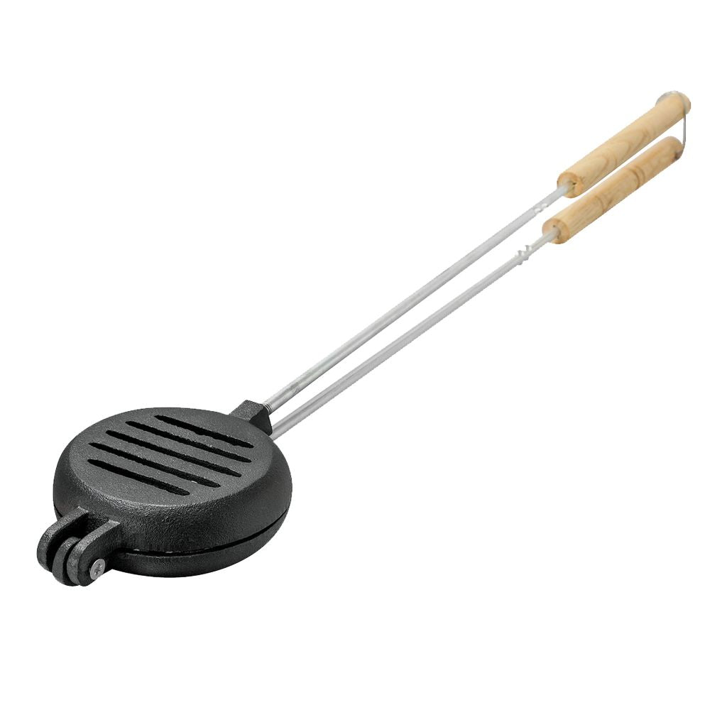 Meat Patty Jaffle Iron Round