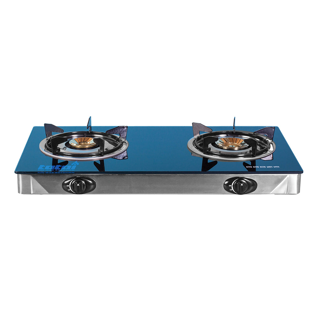 Totai 2 Burner Glass Top Gas Stove