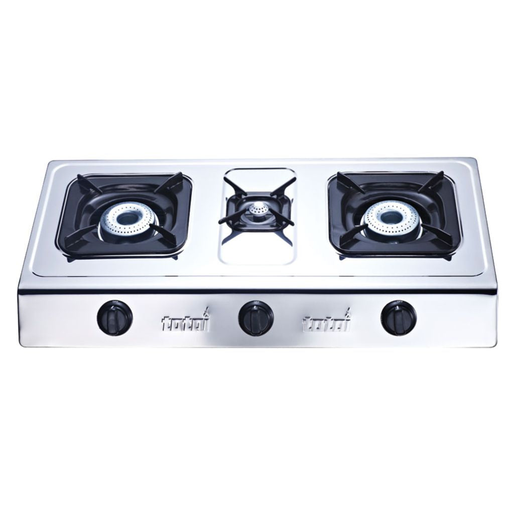 TOTAI 3 Burner Gas Stove Auto Ignition