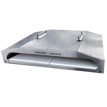 Double Square Pizza Dome with Ceramic Stone | TP21092-304