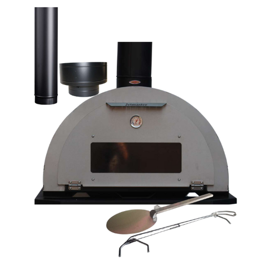Jetmaster Bella Forno Pizza Oven with 600mm Flue, Cowl, Pizza Paddle & Log Claw | D3000150