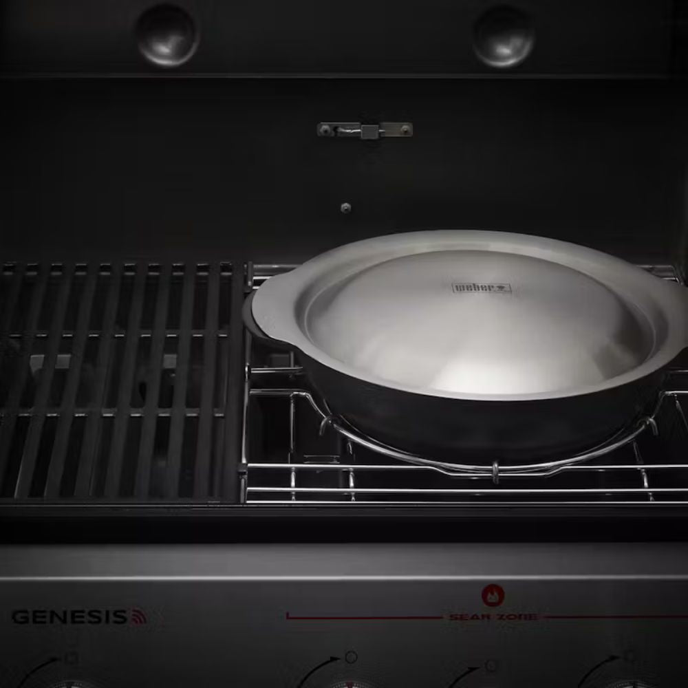 Weber Crafted Wok And Steamer (Cast Iron) 7607