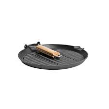 Ronde 27 cm braaipan met opvouhandvatsel