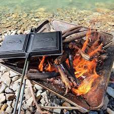 Campfire Pre-Seasoned Jaffle Iron Double | P54D-09