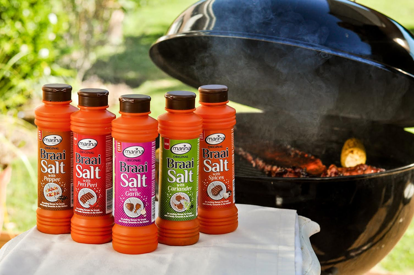 Marina Braai Salt 400g + 5-Pack 40g Collection Set