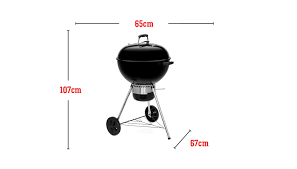 Weber Original Kettle One Touch 57 PREMIUM, Black | 1421004
