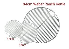 Weber Ranch Ketel Houtskool Braai 96cm Swart