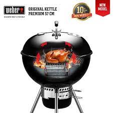 Weber Original Kettle One Touch 57 PREMIUM, Black | 1421004