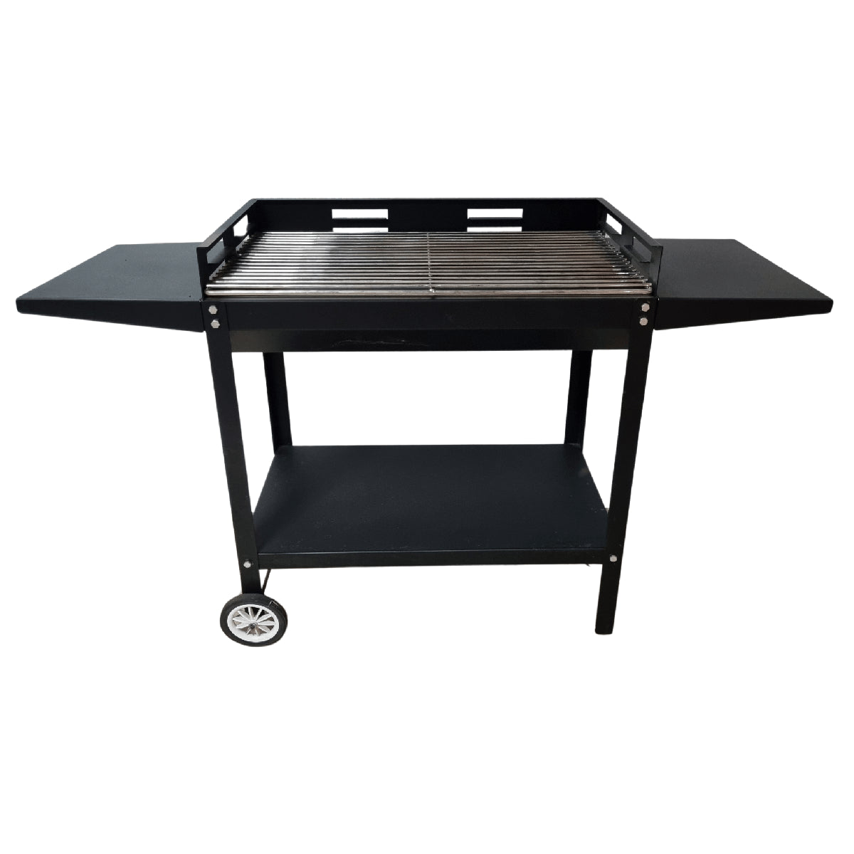 Jetmaster 760 Mobile Patio Braai with Ash Pan & Storage Shelf