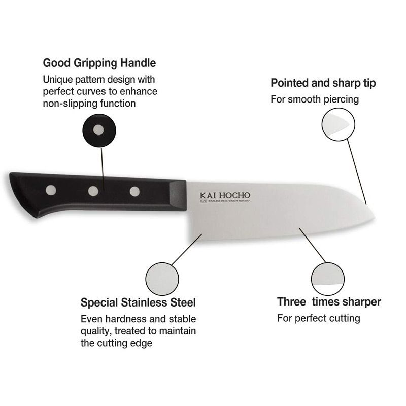 SE 16.5cm KAI Hocho Premium Series Santoku Knife | KAI-IN5084