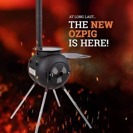 Ozpig Series 2 Portable Wood Fire Stove