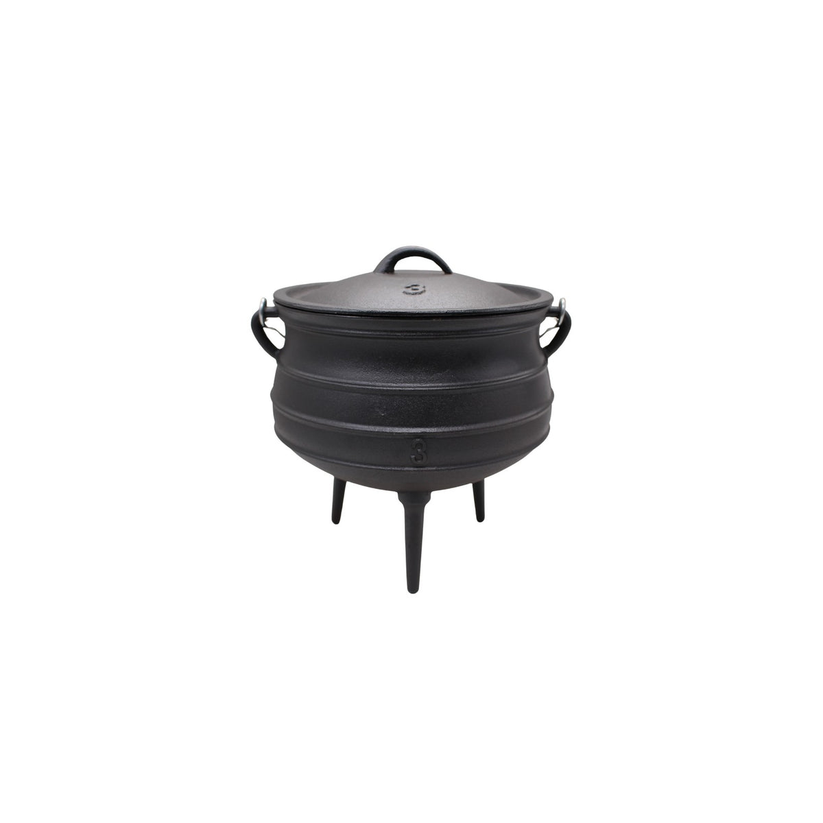 Totai Cast Iron Potjie Pot Size 3 Black