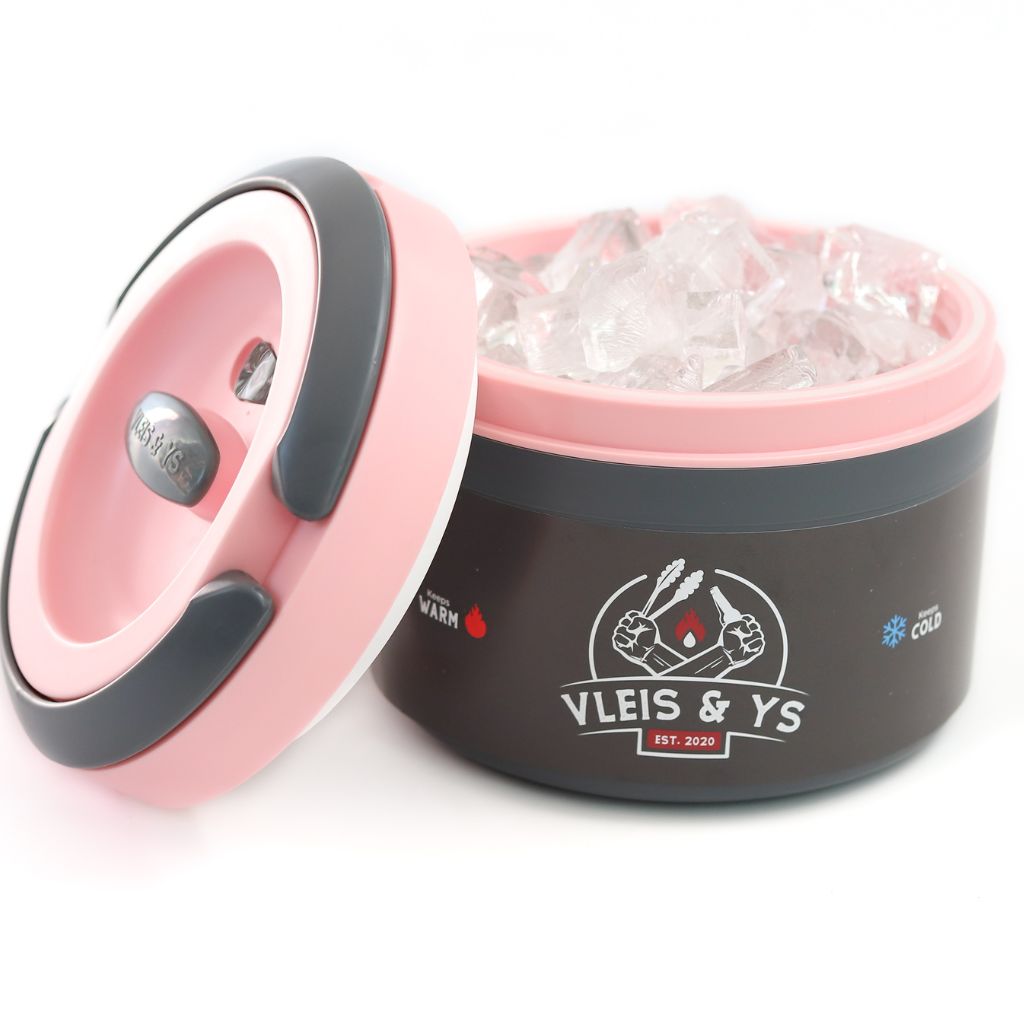 Vleis & Ys Pienk Thermo with Ice Open