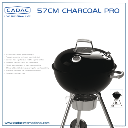 CADAC CHARCOAL PRO - 57 cm