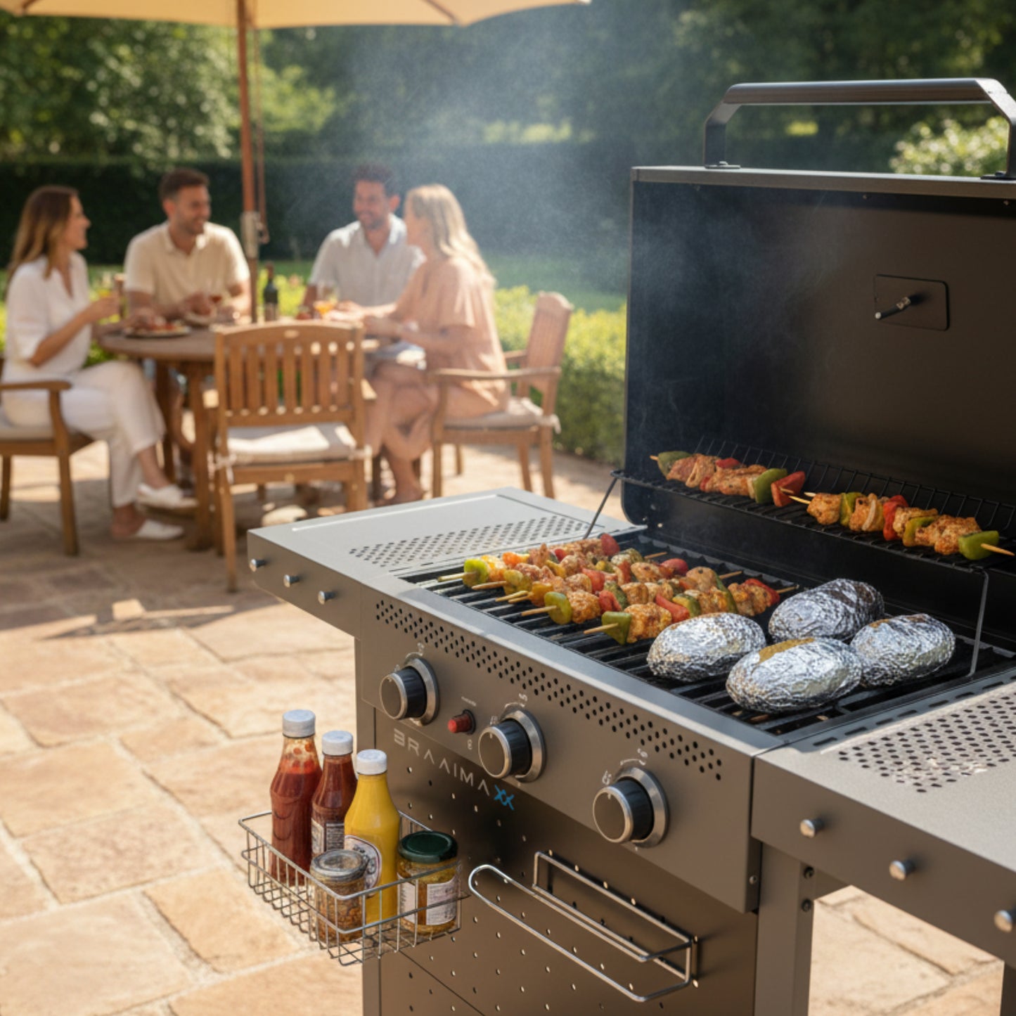 BraaiMaxx Stratos 3-Burner Gas Braai | 1198-31-04-ZA