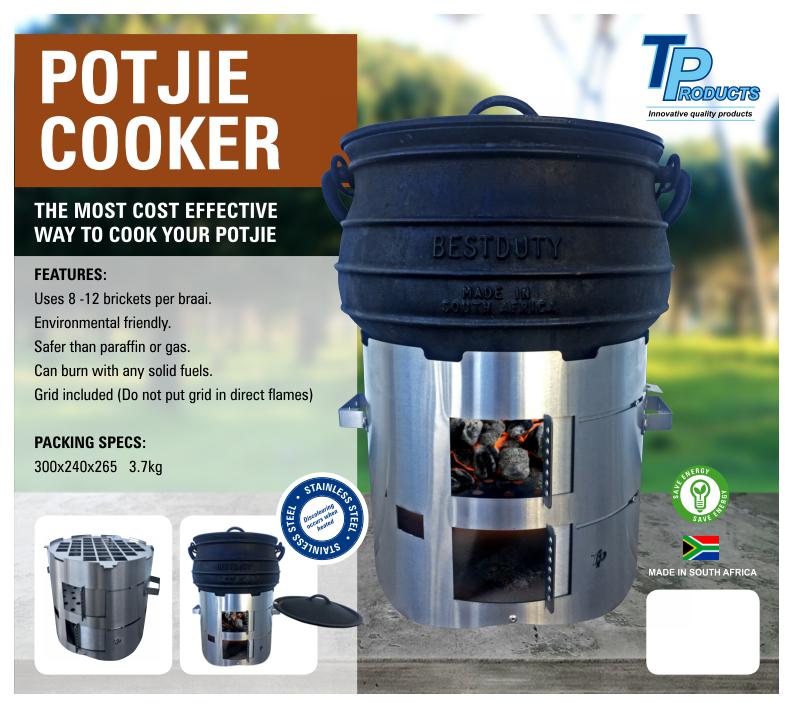 TP Potjie Cooker - Stainless Steel | TP16878
