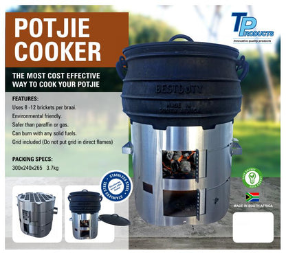 TP Potjie Cooker - Stainless Steel | TP16878