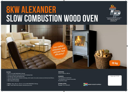 TP 8Kw Alexander Combustion Oven Stainless Steel (8kW/290m³) | TP17419