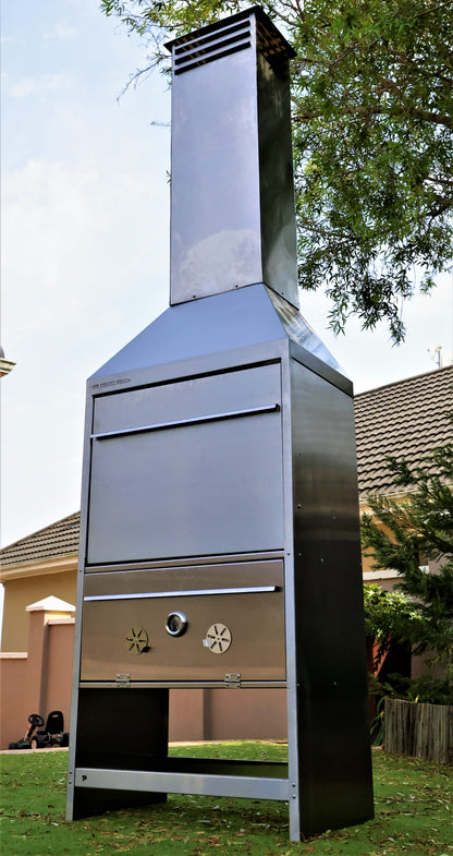 TP 800 Freestanding Rocket Braai Stainless Steel | TP24642-ROCKET