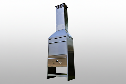 TP 800 Freestanding Rocket Braai Stainless Steel | TP24642-ROCKET