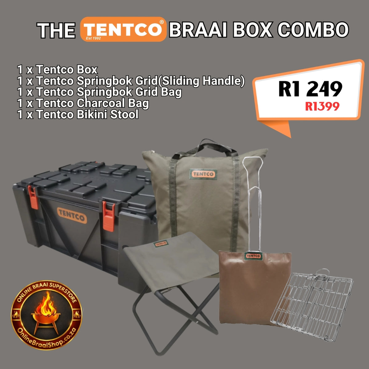 The TENTCO Braai Box Combo