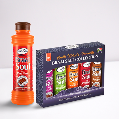 Marina Flavoured Braai Salt 400g &  5-Pack 25g Collection Set