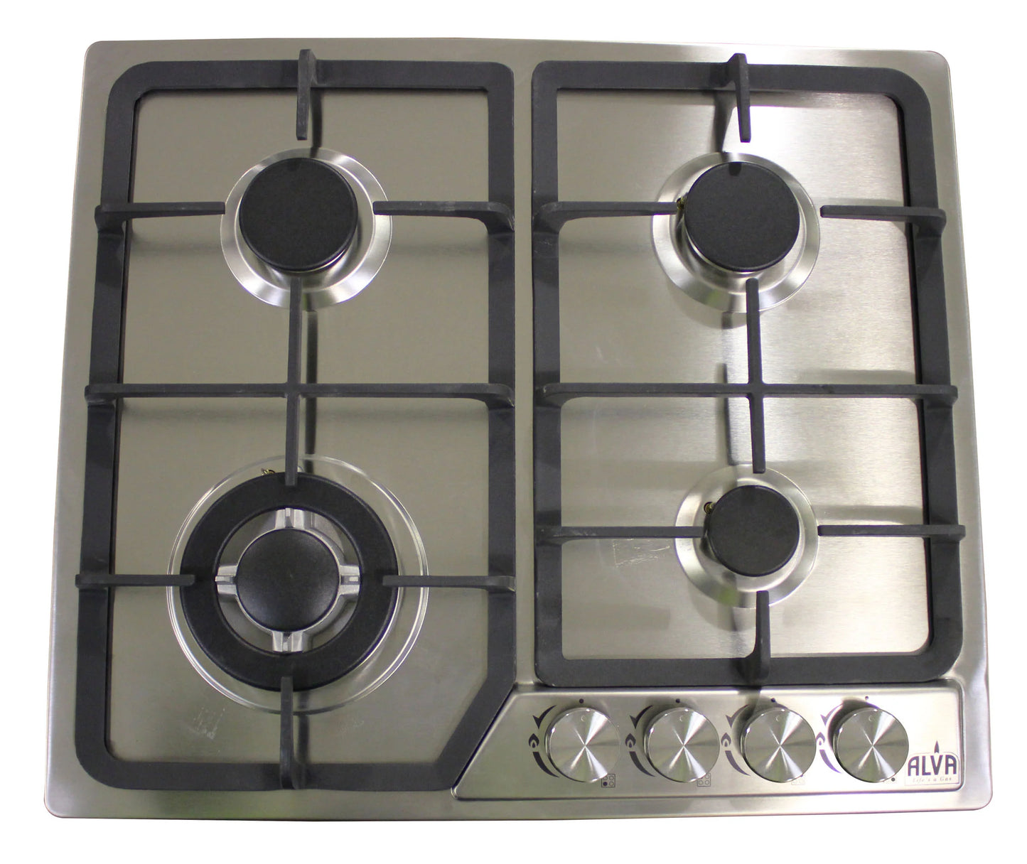 Alva 60cm 4-Burner Gas Hob - Glass Top | GDH100