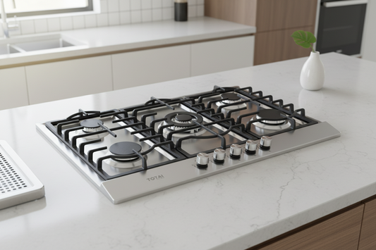 Totai 5 Burner Gas Hob Stainless Steel | 03/TS5BNR-SS
