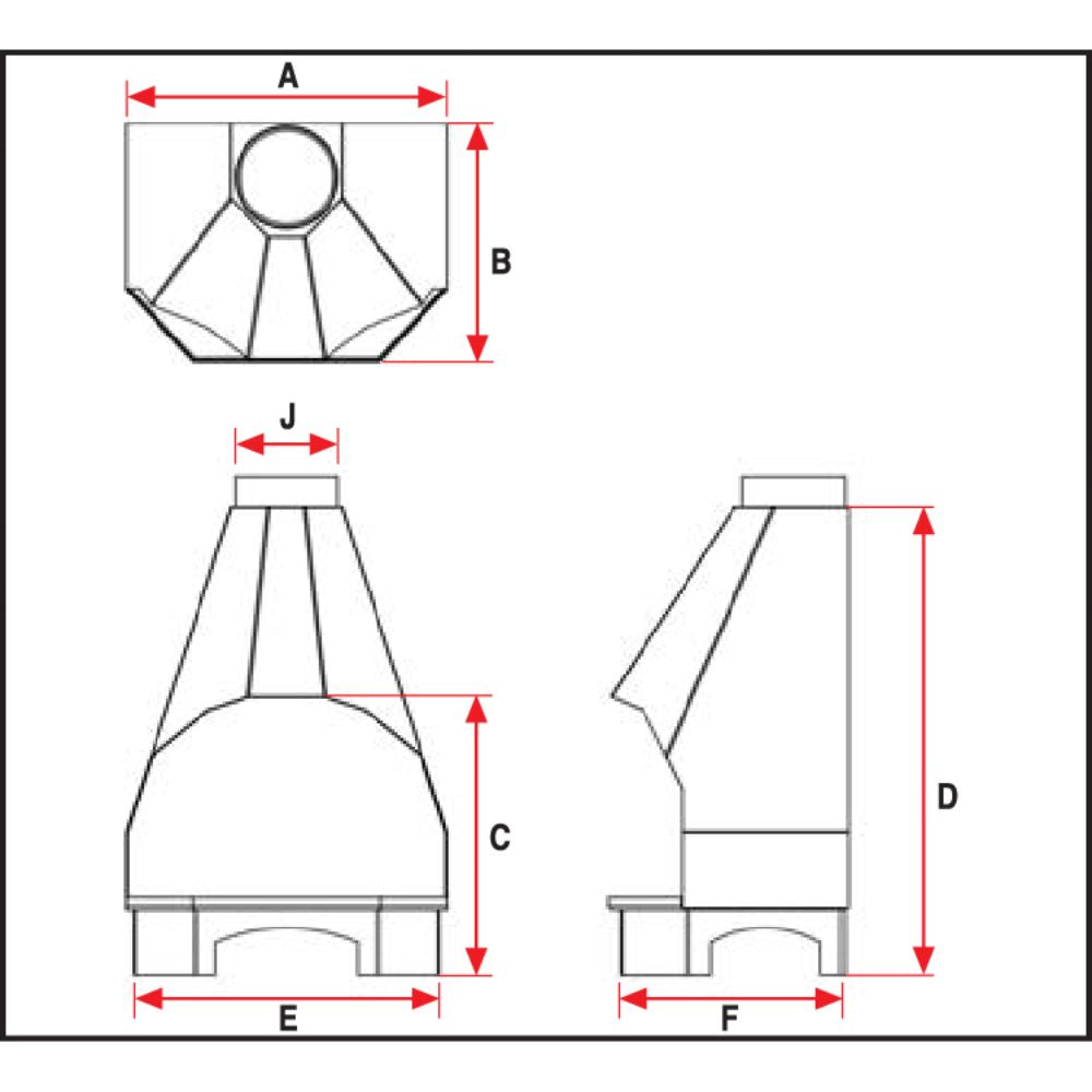 7-50 Mynx Complete Fireplace