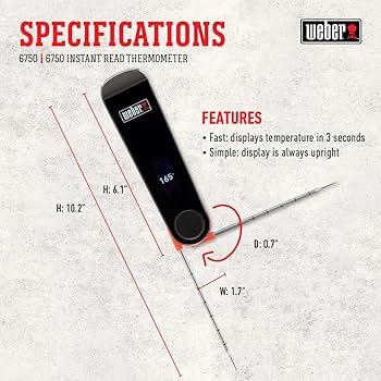 Weber Snapcheck termometer