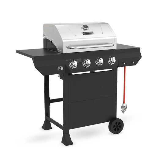 Megamaster Pinnacle 4 Burner Black Patio Gas Braai | 720-0925PM