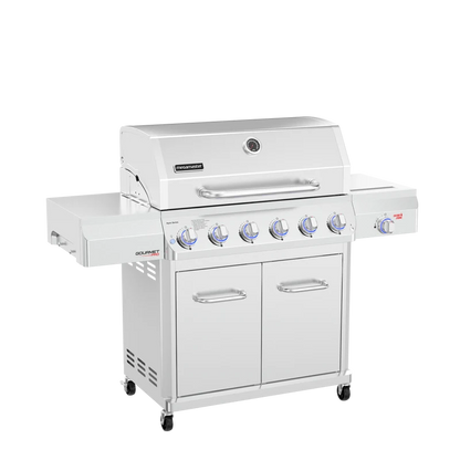 Megamaster Apex Series 6 Burner Gourmet Pro Patio Gas Braai | 720-1136B