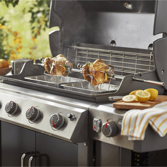 Weber Stainless Steel Rotisserie 4b/6b Gas