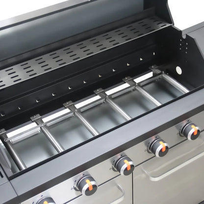 Alva Sierra 6-Burner BBQ With Side Burner