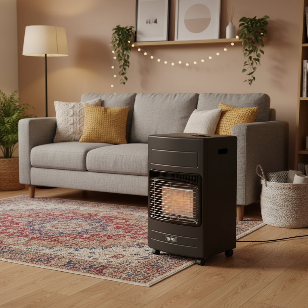 Totai Rollabout Gas Heater Black | 16/DK1010